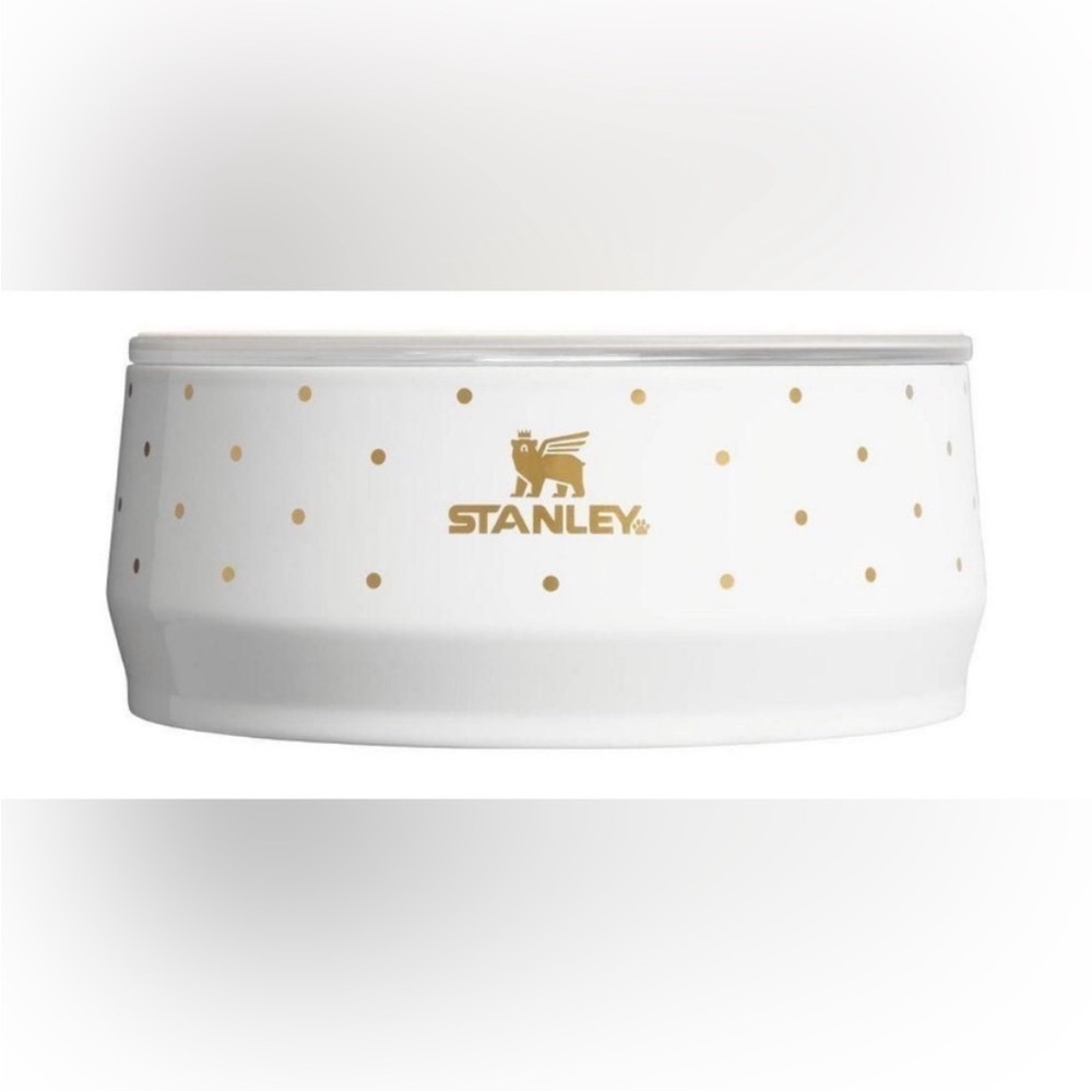NWT Stanley Frost Polka Dot Stainless Stl. Pet Bowl Holiday Target Exclusive